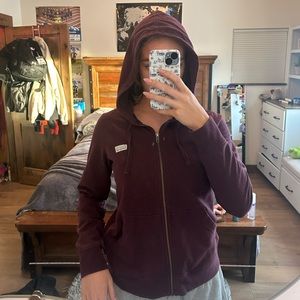 Maroon Patagonia zip up